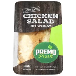 Premo Fresh Chicken Salad on Wheat Wedge 5 oz