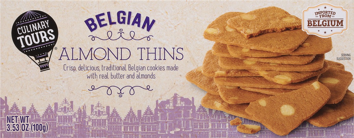 slide 6 of 9, Culinary Tours Belgian Almond Thins 3.53 oz, 3.53 oz