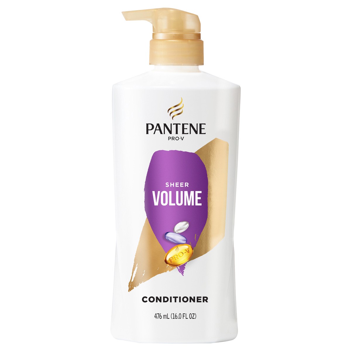 slide 1 of 9, Pantene Sheer Volume 72 HR Fullness Conditioner 16.0 FL OZ/476mL, 16 fl oz