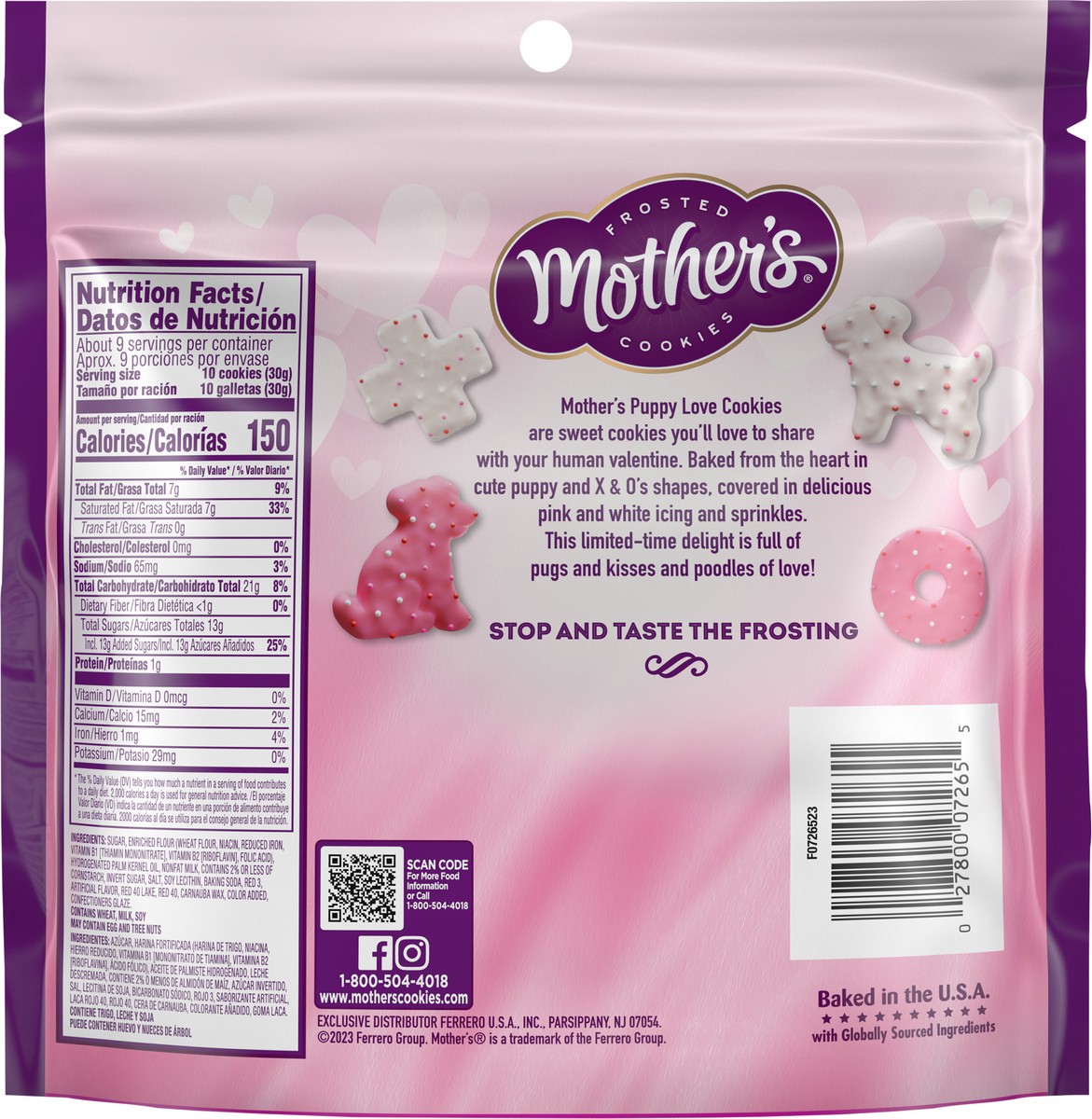 slide 7 of 11, Mother's Puppy Love Frosted Cookies 9 oz, 9 oz