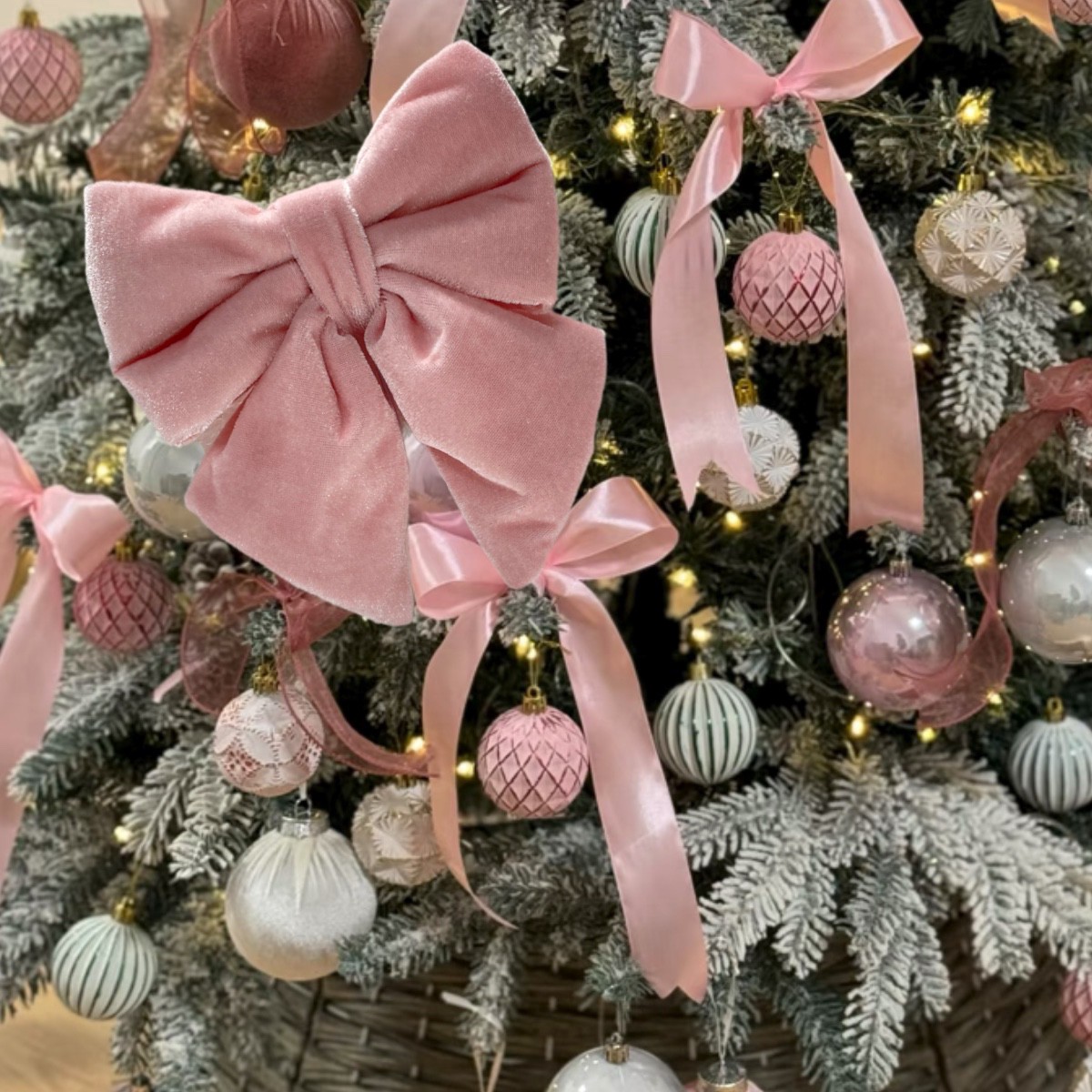 slide 3 of 3, 9" Pink Velvet Bow Pick By Ashland, 5 in x 1 in x 9 in