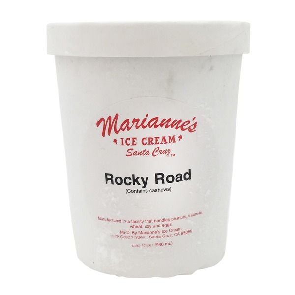 slide 1 of 1, Marianne's Rocky Road Ice Cream, 1 qt