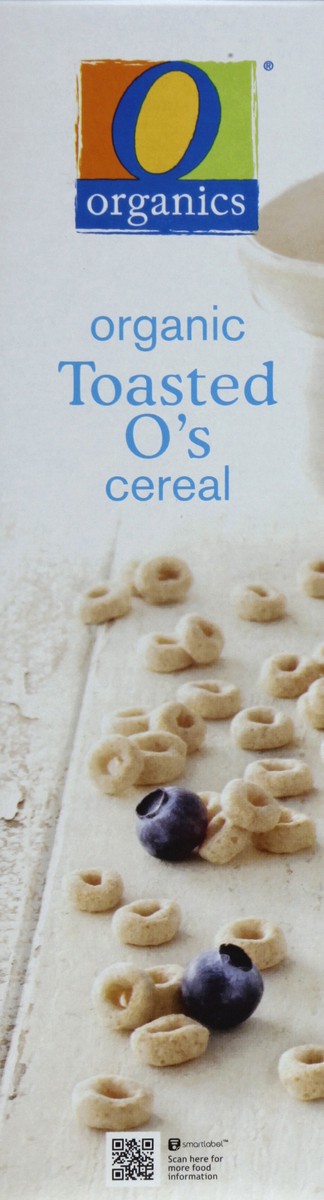slide 6 of 7, O Organics Cereal, Toasted O's, 14 oz
