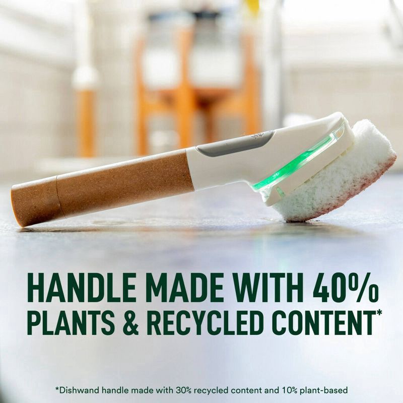 slide 10 of 13, Scotch-Brite Greener Clean Soap Control Dishwand, 1 ct