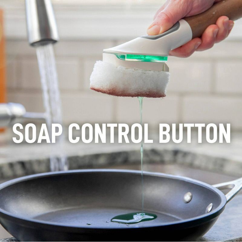 slide 13 of 13, Scotch-Brite Greener Clean Soap Control Dishwand, 1 ct