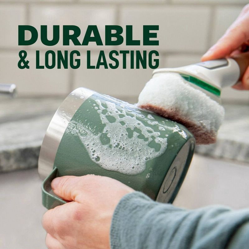 slide 11 of 13, Scotch-Brite Greener Clean Soap Control Dishwand, 1 ct