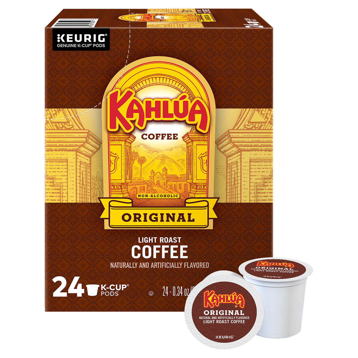 slide 1 of 1, Kahlua Original Coffee Keurig K-Cup Pods, 24 ct