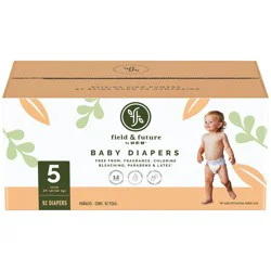 Field & Future by H-E-B Value Pack Baby Diapers- Size 5