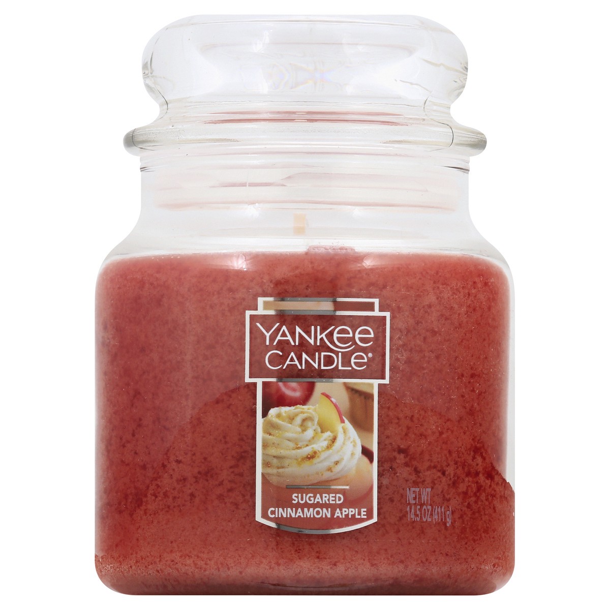 slide 1 of 8, Yankee Candle Sugared Cinnamon Apple Candle 1 ea, 1 ct