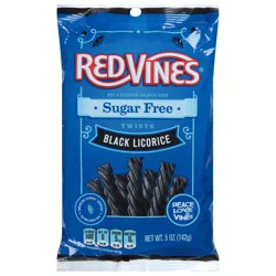 Red Vines Twists Soft Black Licorice Candy
