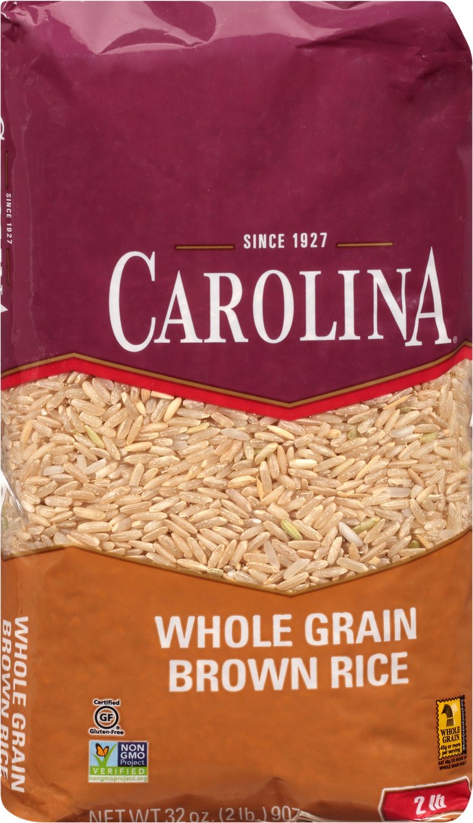 slide 2 of 8, Carolina Whole Grain Brown Rice, 32 oz