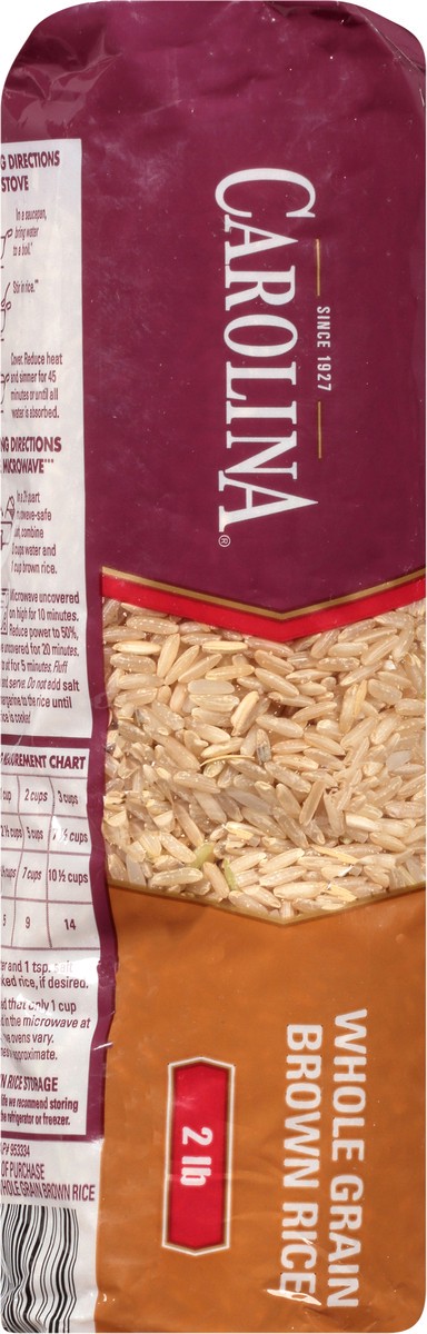 slide 4 of 8, Carolina Whole Grain Brown Rice, 32 oz