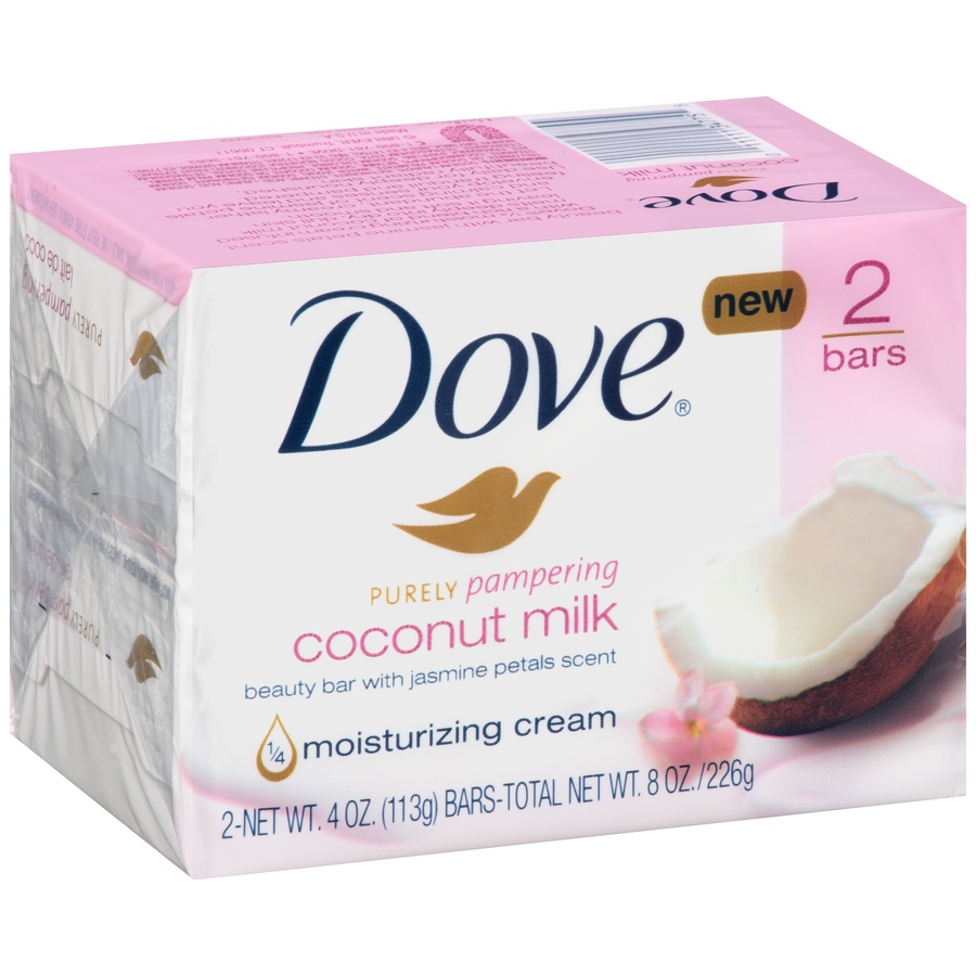 slide 2 of 7, Dove Purely Pampering Coconut Milk Beauty Bars, 2 ct