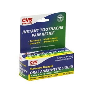 slide 1 of 1, CVS Pharmacy CVS Maximum Strength Oral Anesthetic Liquid, 1 oz