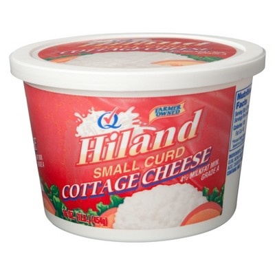 slide 1 of 1, Hiland Dairy Small Curd Cottage Cheese, 16 oz