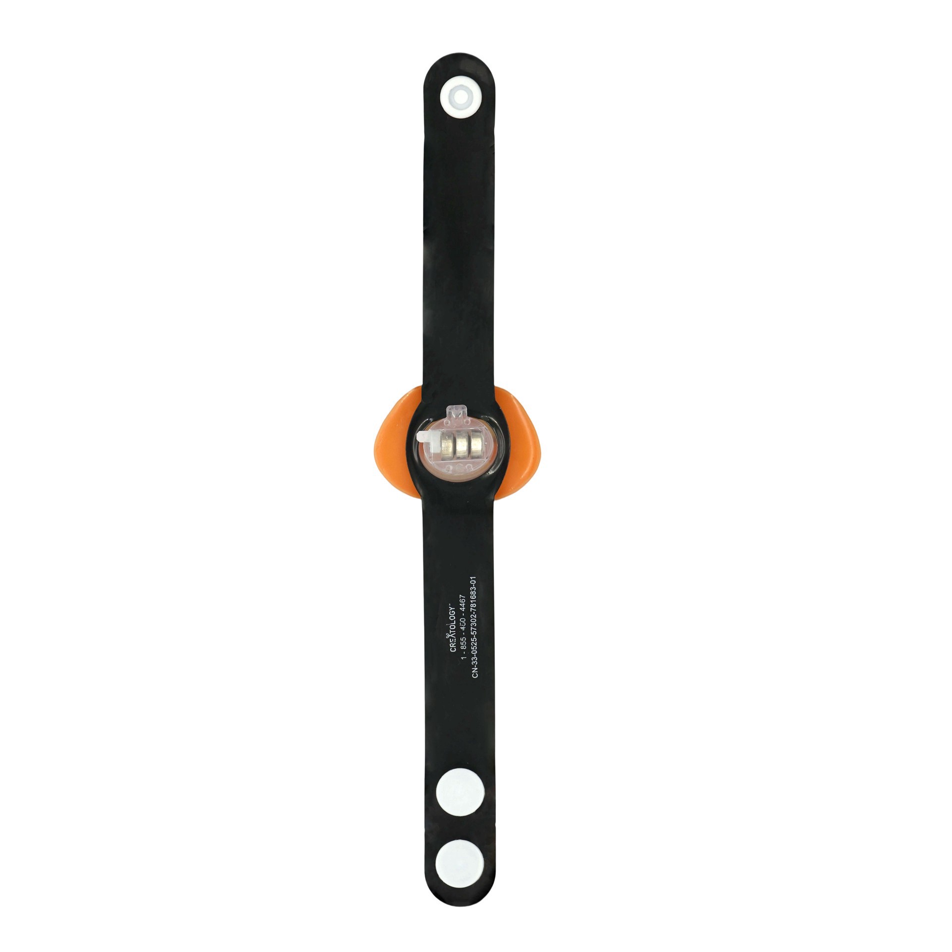 slide 2 of 5, Jack-O'-Lantern Light-Up Bracelet By Creatology, 1 ct