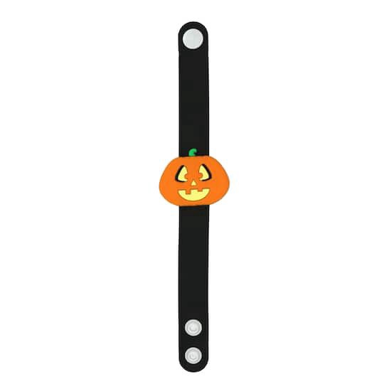 slide 1 of 5, Jack-O'-Lantern Light-Up Bracelet By Creatology, 1 ct