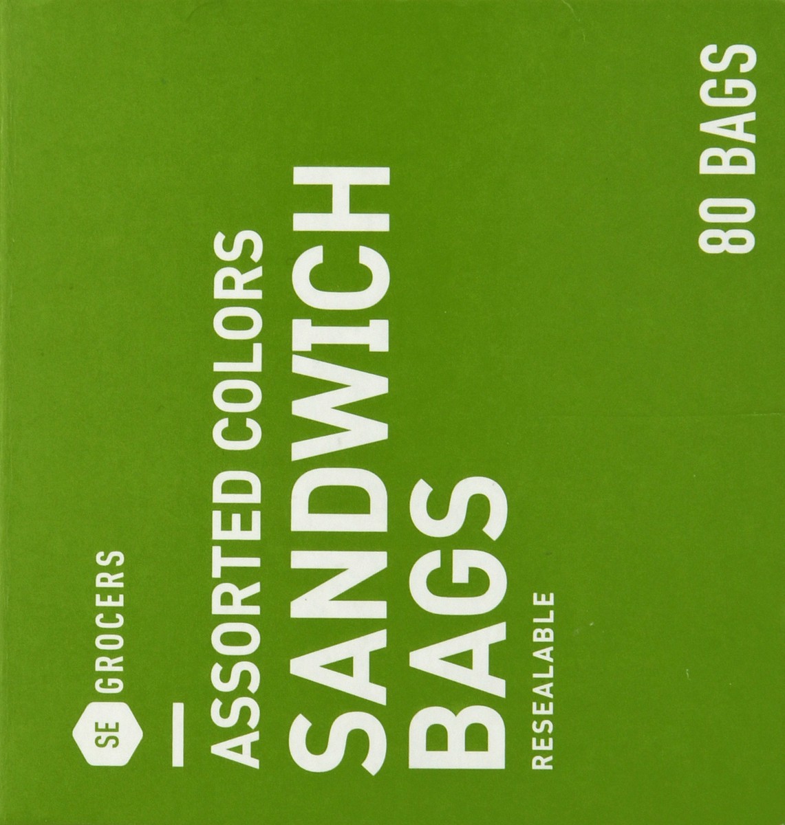 slide 11 of 12, Se Grocers 4 Color Reseal Bags, 80 ct