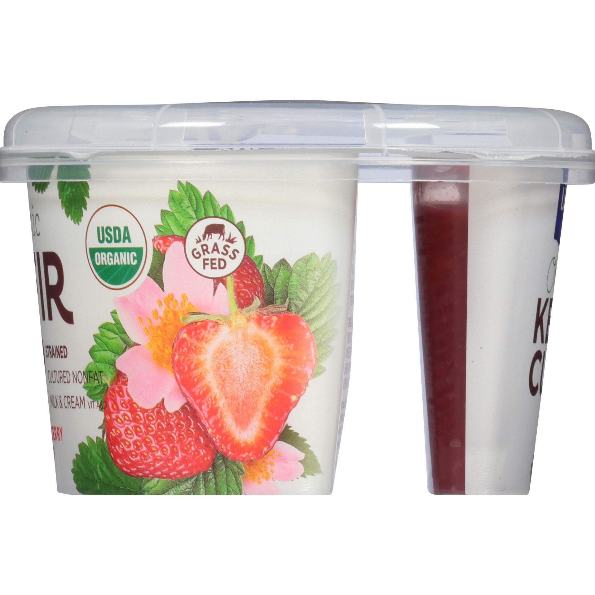 slide 3 of 6, Lifeway Organic Strawberry Rosehip Kefir Cup, 5.3 oz