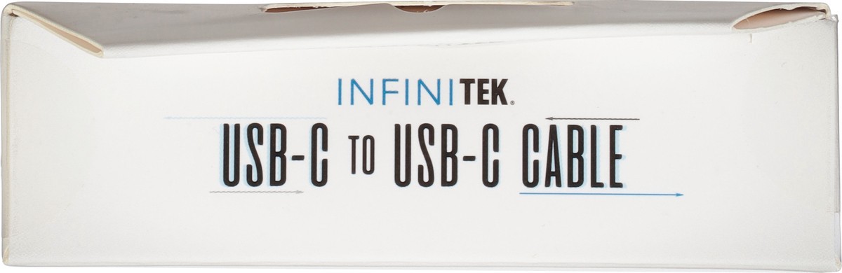 slide 5 of 9, Infinitek 6.6 Feet Sync & Charge USB-C to USB-C Cable 1 ea, 1 ct