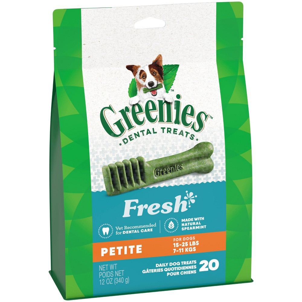 slide 4 of 5, Greenies Petite Fresh Dental Treats 20 ea, 20 ct