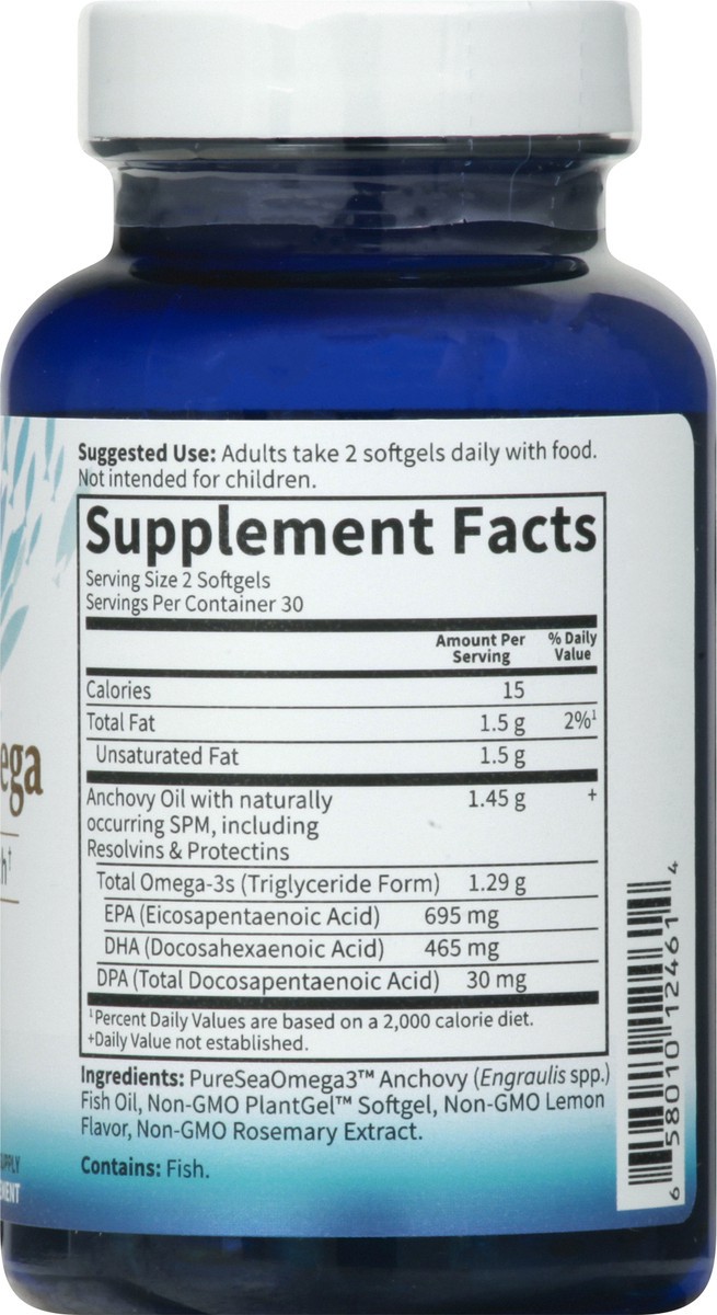 slide 4 of 9, Garden of Life Softgels Lemon Advanced Omega 60 ea, 1 ct