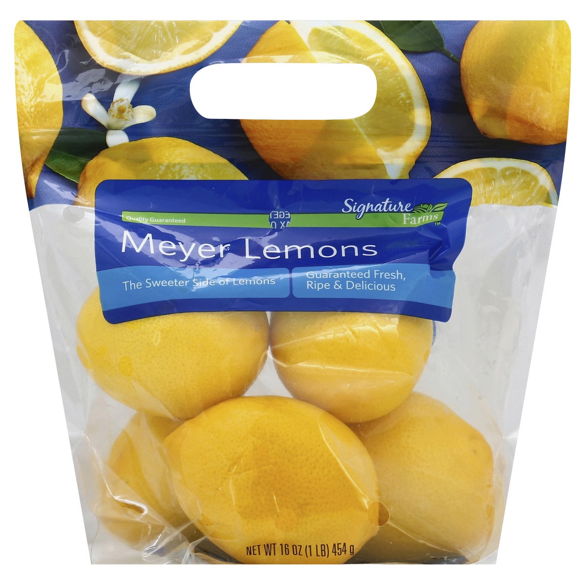 slide 4 of 4, Signature Select Fresh & Flavorful Meyer Lemons 16 oz, 16 oz