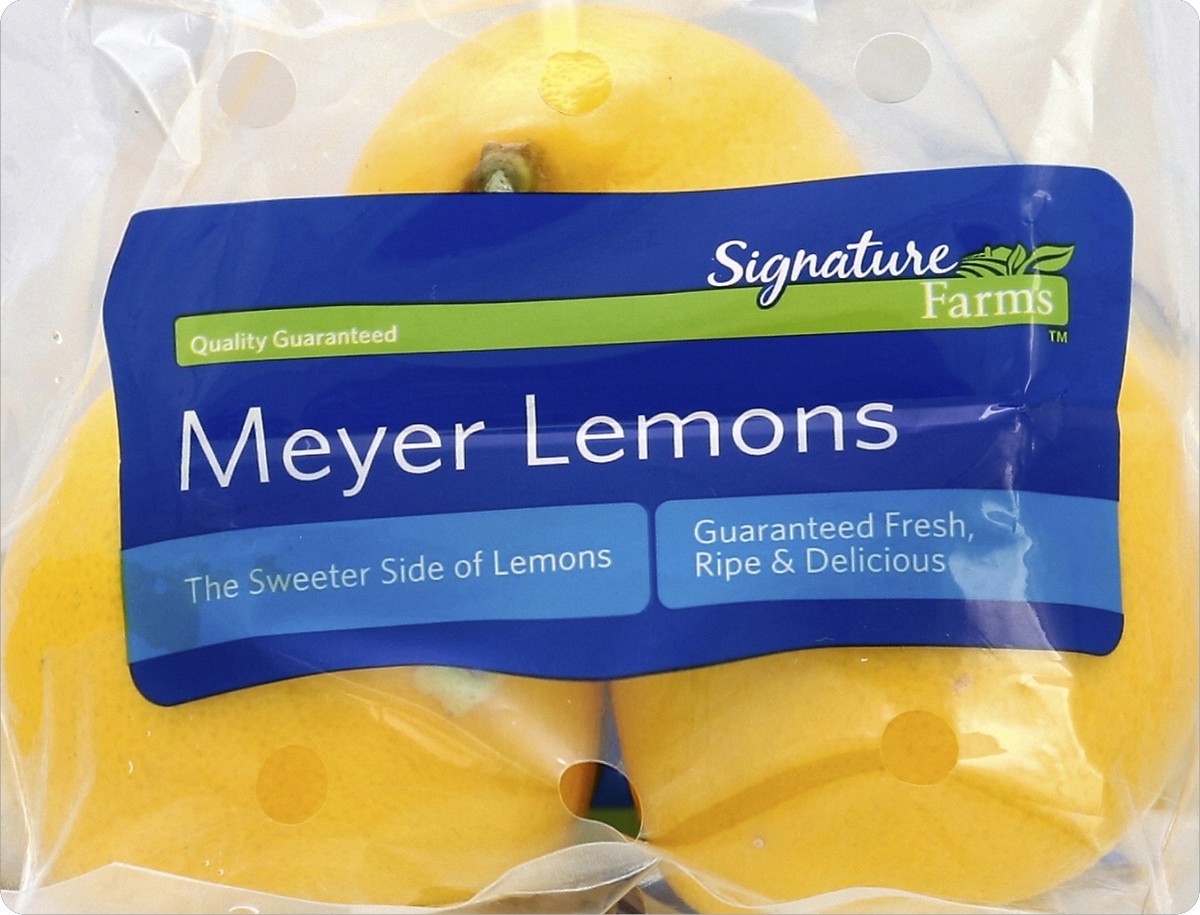 slide 2 of 4, Signature Select Fresh & Flavorful Meyer Lemons 16 oz, 16 oz