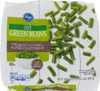 slide 1 of 1, Kroger Traditional Favorites Cut Green Beans, 32 oz
