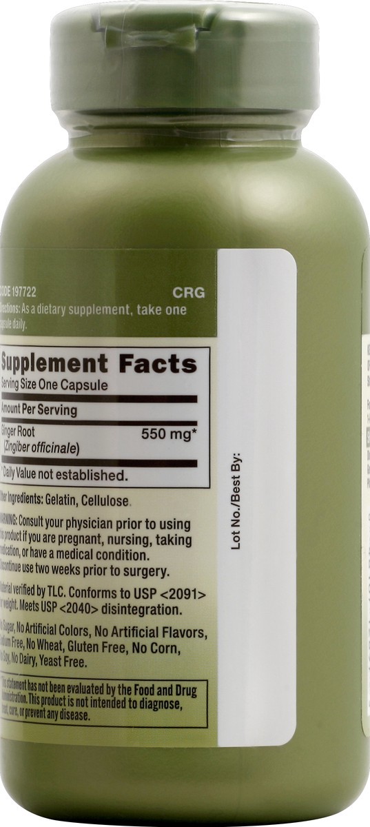 slide 3 of 6, GNC Ginger Root 100 ea, 100 ct