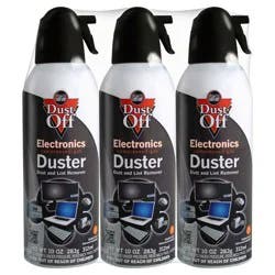 Dust-Off Falcon Aerosol Compressed Gas Disposable Cleaning Duster, 3-count