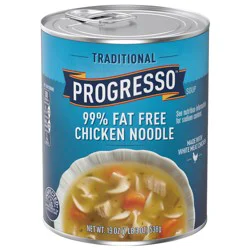 Progresso Traditional, 99% Fat Free Chicken Noodle Canned Soup, 19 oz