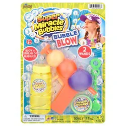 Super Miracle Bubbles 4 Piece Bubble Blow 1 ea