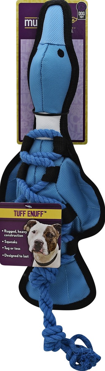 slide 2 of 2, MultiPet Tuff enuff Cross-Ropes Duck Dog Toy 1 ea, 1 ct