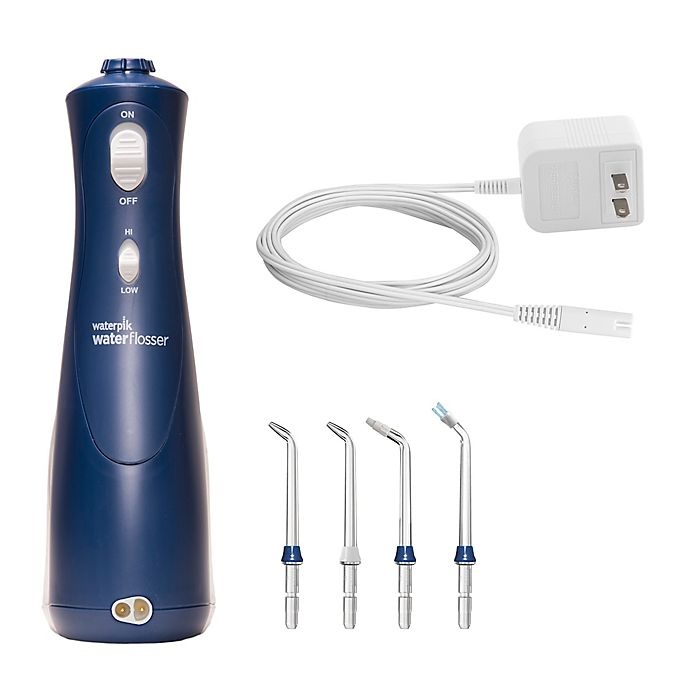 slide 2 of 7, Waterpik Cordless Plus Waterflosser - Blue, 1 ct