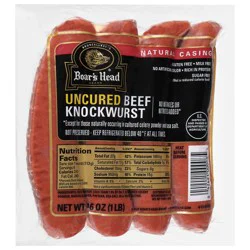 Boar's Head Uncured Beef Knockwurst