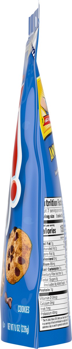 slide 15 of 16, CHIPS AHOY! Mini Original Chocolate Chip Cookies, Snak-Saks, 8 oz, 8 oz
