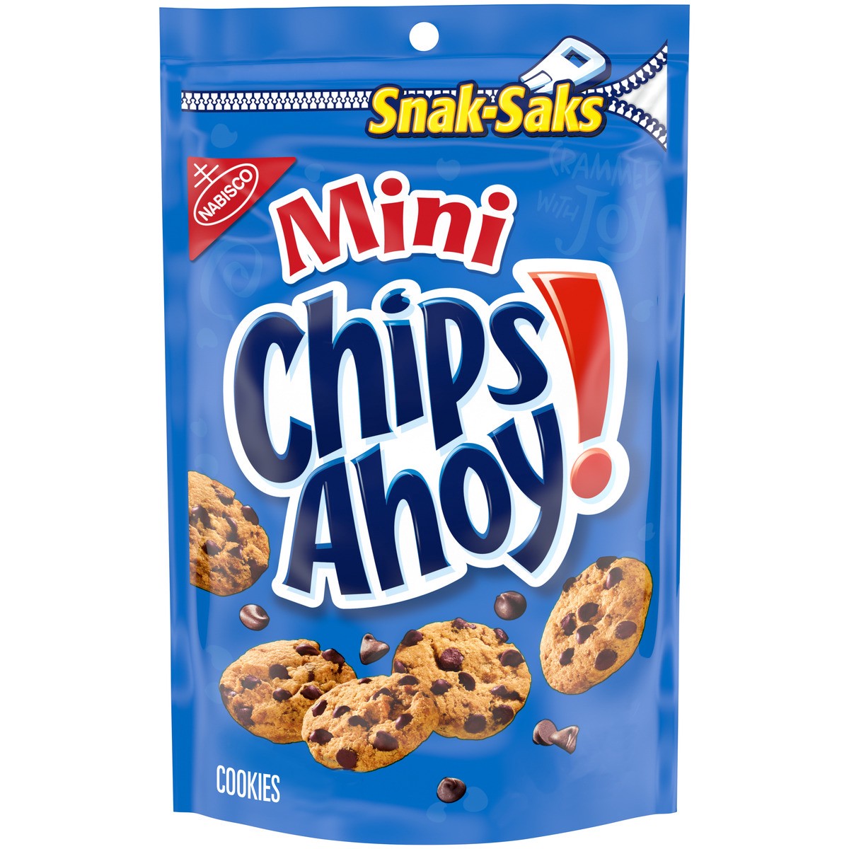 slide 2 of 16, CHIPS AHOY! Mini Original Chocolate Chip Cookies, Snak-Saks, 8 oz, 8 oz