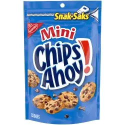CHIPS AHOY! Mini Original Chocolate Chip Cookies, Snak-Saks, 8 oz