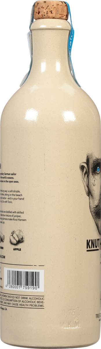 slide 5 of 9, Knut Hansen Dry Gin 750 ml Bottle, 750 ml