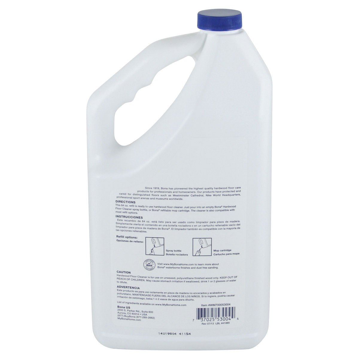 slide 2 of 4, Bona Hardwood Floor Cleaner Refill, 64 fl oz