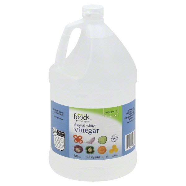 slide 1 of 1, Lowes Foods Distilled White Vinegar, 128 oz