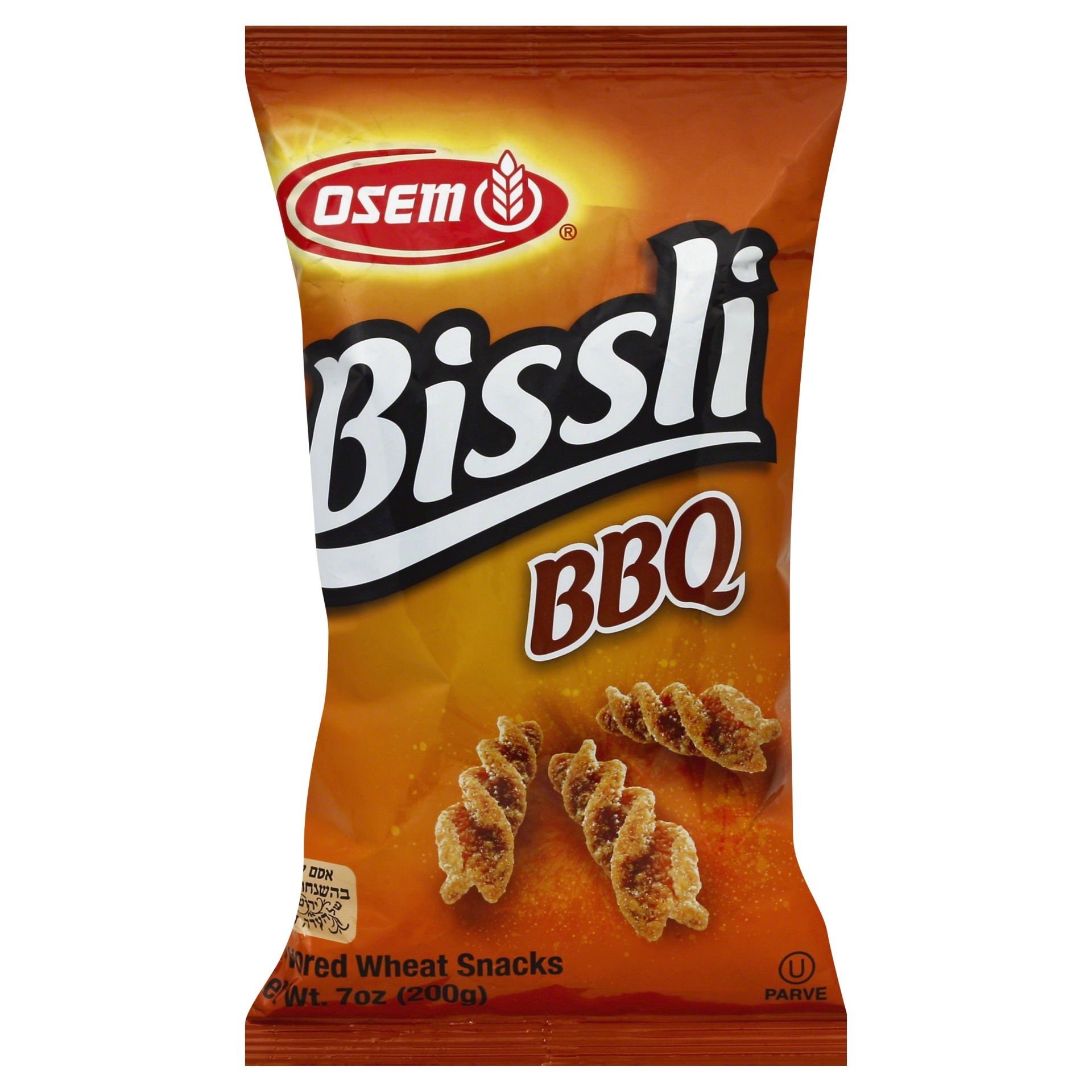 slide 1 of 1, Osem Bissli BBQ Flavored Wheat Snacks, 7 oz
