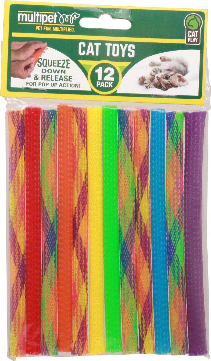 slide 6 of 9, MultiPet 12 Pack Cat Toys 12 ea Bag, 12 ct