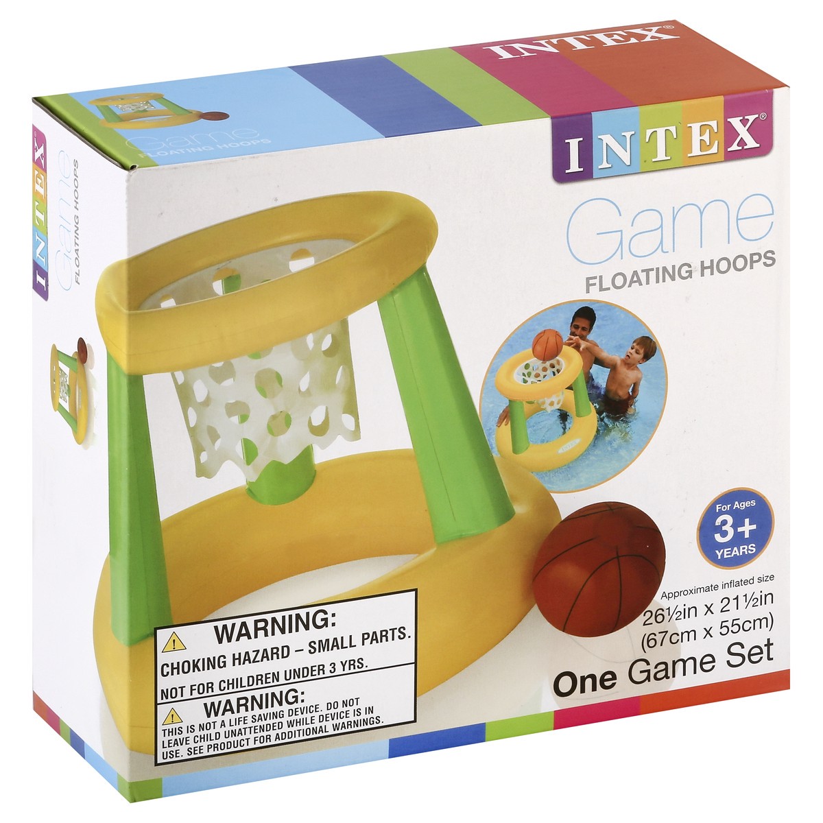 slide 4 of 5, Intex Floating Hoops, 1 ct