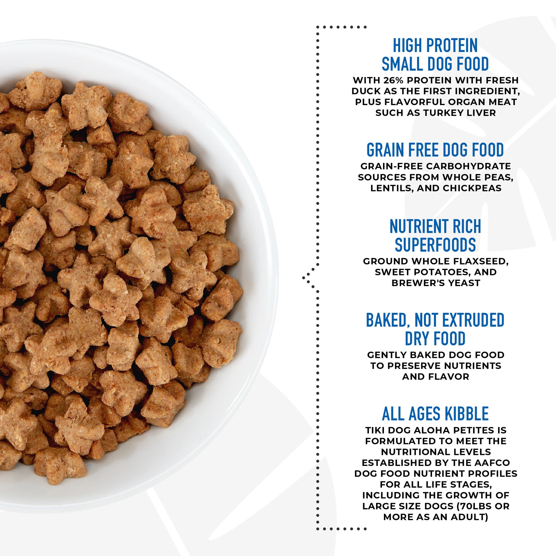 slide 7 of 9, Tiki Dog Born Carnivore Small & Medium Breed All Life Stage Dry Dog Food - Savory Duck, 3.5 lb