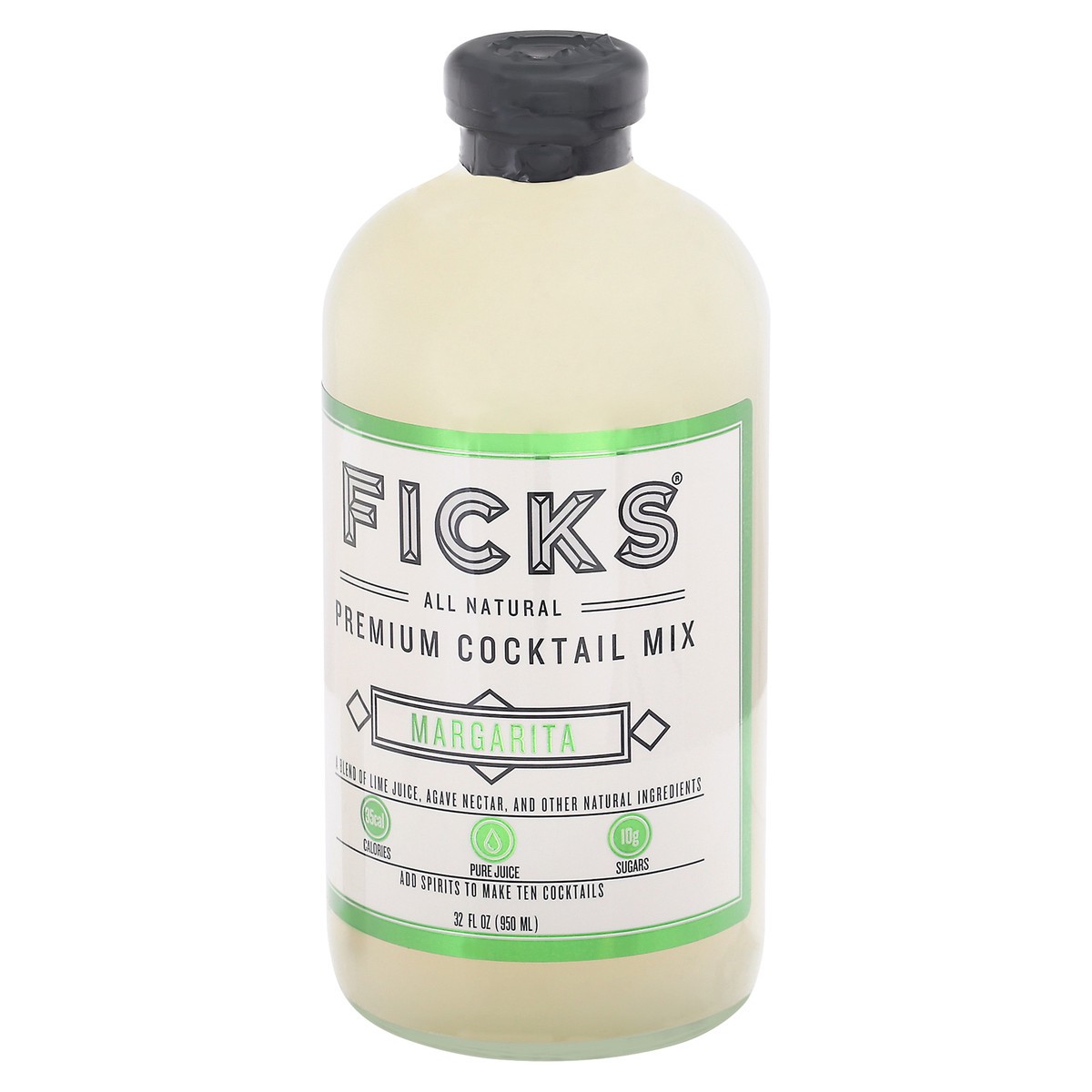 slide 3 of 9, Ficks Premium Margarita Cocktail Mix - 32 fl oz, 32 fl oz