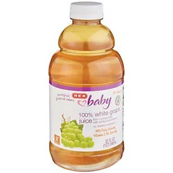 H-E-B Baby 100% White Grape Juice