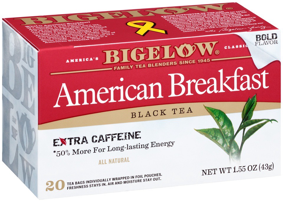 slide 2 of 7, Bigelow American Breakfast Black Tea Bags, 20 ct