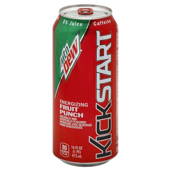 Mountain Dew Kickstart Energizing Fruit Punch 16 fl oz | Shipt